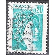 France 1977 Michel 2085YV O Cote (2008) 0.20 € Sabine de Gandon