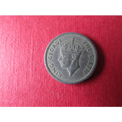 1948 GEORGE VI COMMISSIONERS OF CURRENCY MALAYA TEN CENTS FREE POST. AI