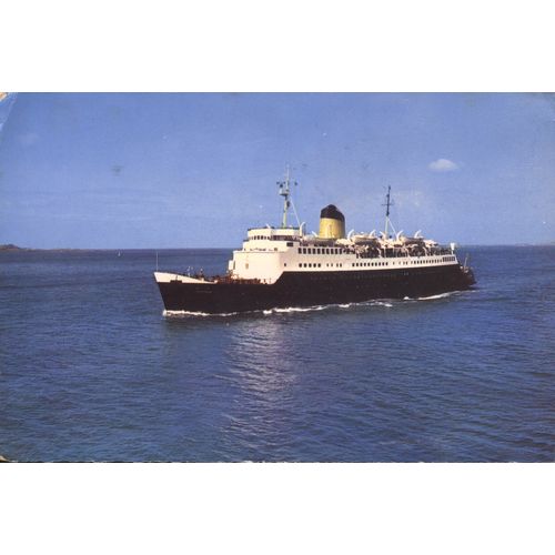 Guernsey Postcard 1964 - S.S. Caesaera - Channel Islands Ferry