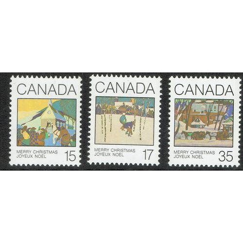 Canada 1980 Christmas set 3v SG993-995 UM