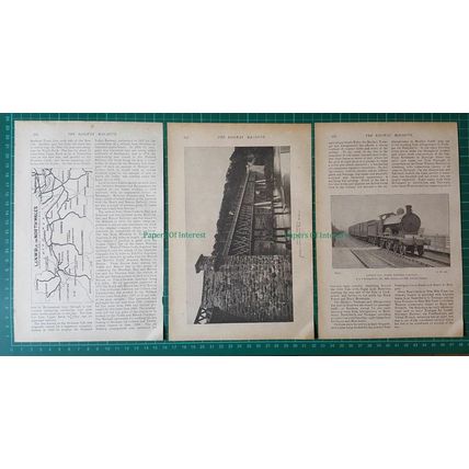 (6668) The Midland London North Western Railways In Wales - 1917 Article