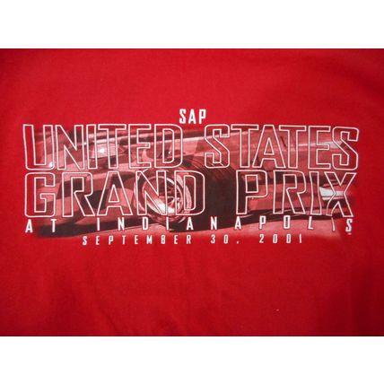 VTG US Grand Prix at Indianapolis 2001 Shirt Mens Large