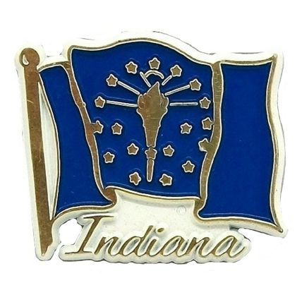 Indiana State Flag Fridge Magnet