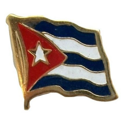 Cuba Flag Hat Tac or Lapel Pin