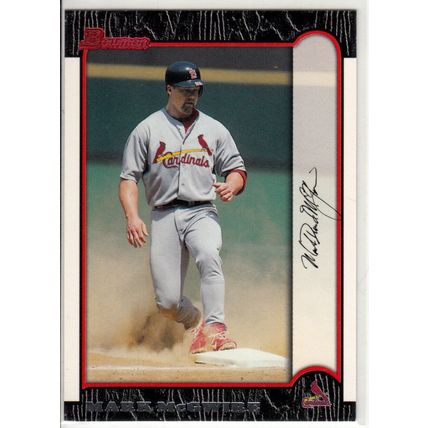 1999 Bowman Mark McGwire baseball card #6 – Cardinals