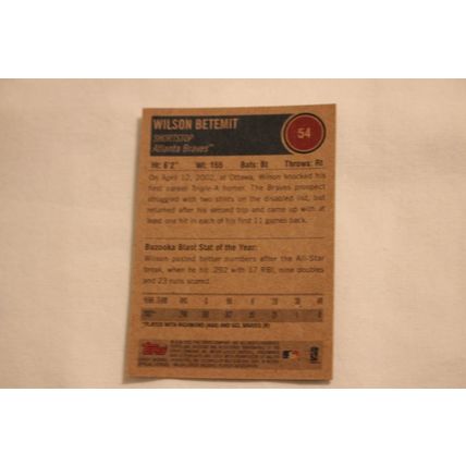 Wilson Betemit 2003 Bazooka MINI NO. 54