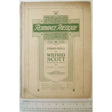 Vintage: Romance poétique, Piano solo by Wilfrid Scott