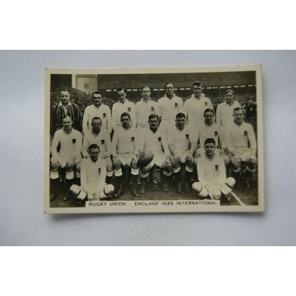 1935 Senior Service Sporting Events & Stars No. 24 England Rugby Union team