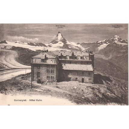 Switzerland Postcard - Gornergrat - Hotel Kulm