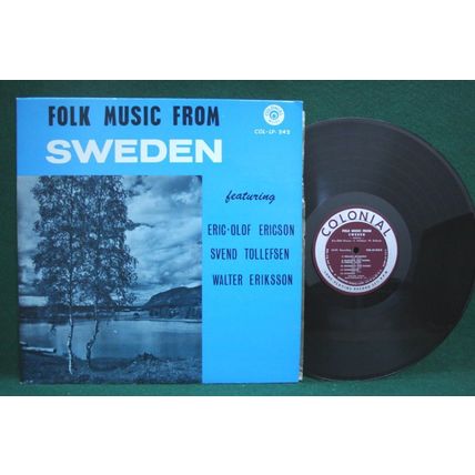 Ericson/Tollefsen/Eriksson - Folk Music from Sweden - COL-LP 242 - EX+