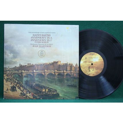Martinon - Saint-Saens: Symphony in A/F - SQ 37089 - NM
