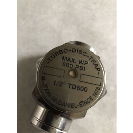NEW Watson McDaniel TD600,1/2" TD-600 Thermodynamic Steam Trap -TurbO DISK,SS