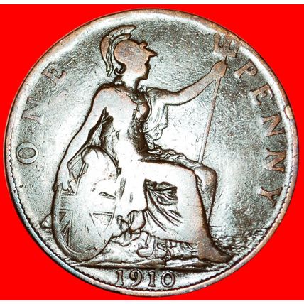 2 sold MISTRESS OF SEAS: GREAT BRITAIN ★ 1 PENNY 1910!★LOW START★NO RESERVE