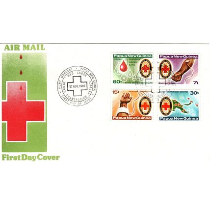 Papua New Guinea 1980 Blood Donors First Day Cover
