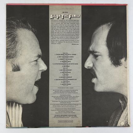 All In The Family Vinyl LP Record Album SD 7210 Archie Bunker Edith Meathead