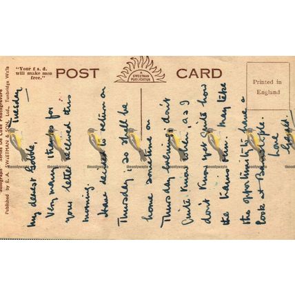 Cliff Railway, Lynmouth, 2162 Sweetman Solograph Postcard