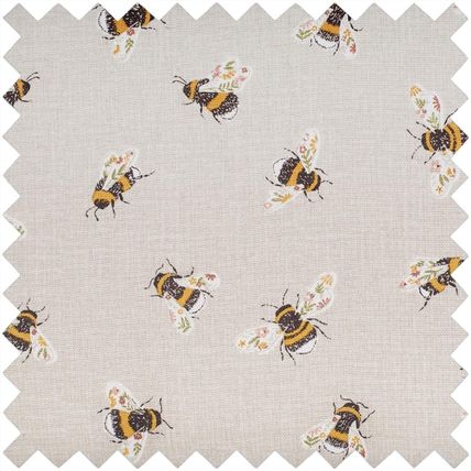 HobbyGift Medium Sewing Box (Embroidered) - Bee Design - High Quality Storage