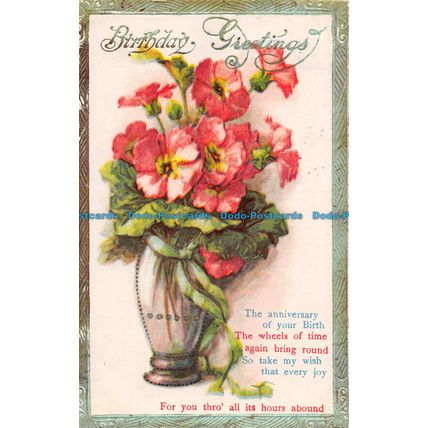 R091380 Birthday Greetings. The anniversary of your Birth. 1930
