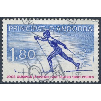 Winter Olympic Games, Lake Placid - Andorra French 1980 - F H - MiNr 304
