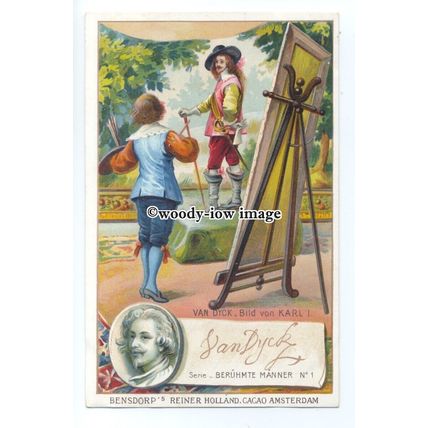 su3225 - Bensdorp's - Van Dyck - Advert postcard
