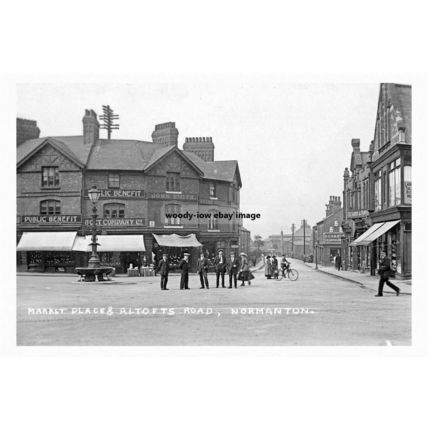 pt3029 - Market Place & Altofts Road , Normanton , Yorkshire - print 6x4