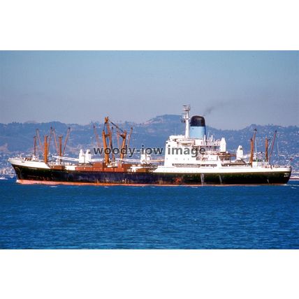 rs2696 - Blue Funnel Cargo Ship - Peisander - photo 6x4