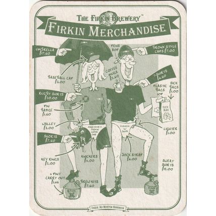 BEER MAT - FIRKIN BREWERY - FOREST FIRKIN - (Cat 248) - (1997)