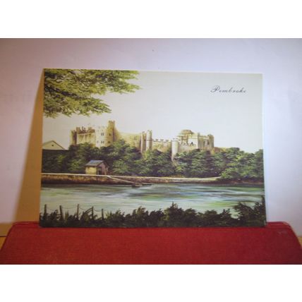 PEMBROKE CASTLE, WALES by Kevin Platt unused postcard =