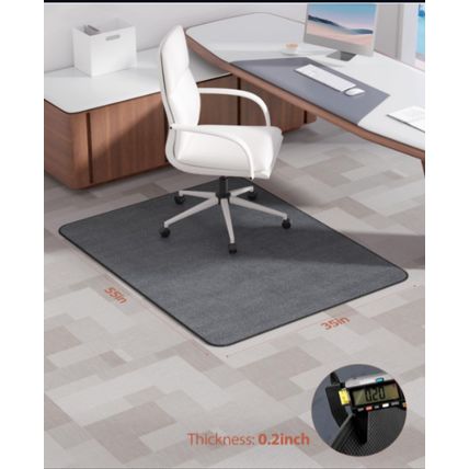 Durable Blvornl Office Chair Mat 35" x 55" for Hardwood Floors & Carpets