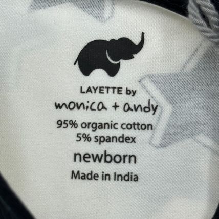 Monica + Andy Infant Boys Printed One-Piece Pajamas Organic - Long Sleeve