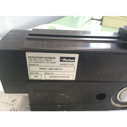 New PARKER XR207-1803-AB24-A PNEUMATIC ACTUATOR, SHAFT DIAMETER: 7/8",Ta