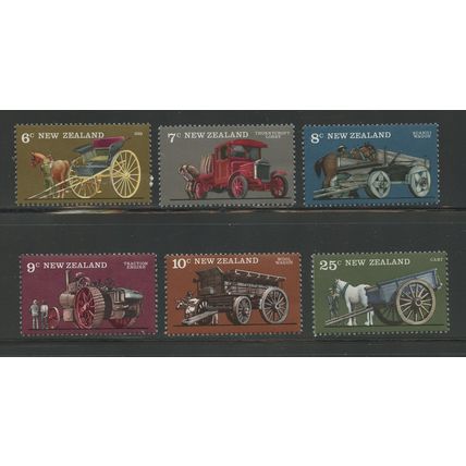 New Zealand 598-603, 1976 Farm Vehicles VF, MNH (NZ108)