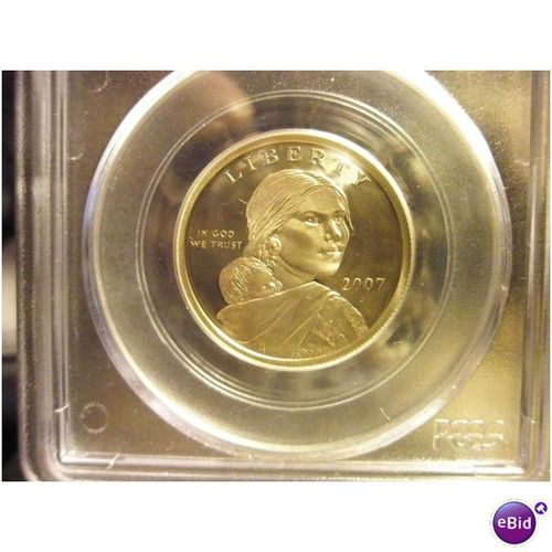 2007 S PCGS PR69DCAM Sacagawea Dollar (FREE SHIPPING)
