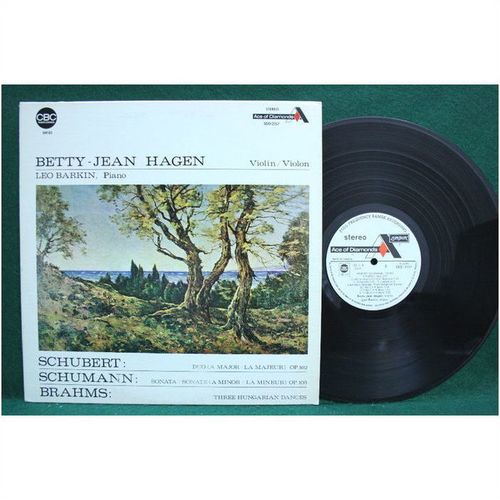 Hagen/Barkin - Violin/Piano - Schubert/Schumann/Brahms - SDD 2157 - EX-