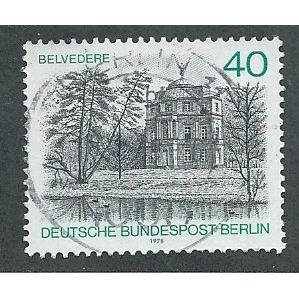 BERLIN - 1978 40pf 'BERLIN VIEWS -BELVEDERE ' FINE USED (EBID42-370)