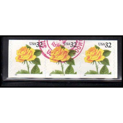 Used 3054 32c Yellow Rose Very Fine PNC 4455/3 PA3687
