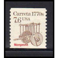 2255 7.6c Carreta Fine MNH Dry Gum Pair PA6089