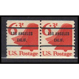 1518a 6.3c Liberty Bell Fine MNH Gap Pair PreCnx CA0058