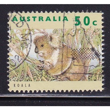 AUSTRALIA 1992 WILDLIFE 1st SERIES 50c KOALA USED SG1364 #2