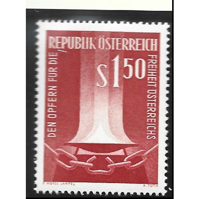 Austria Stamp Scott #659, Mint Lightly Hinged