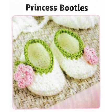 SpiceBox Booklet Crocheted Baby Booties 11 Projects 40 Pages Circa 2016 Used