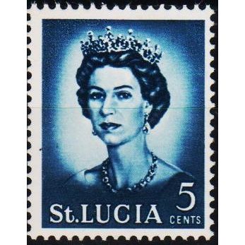 St Lucia. 1964 5c S.G.200 Mounted Mint