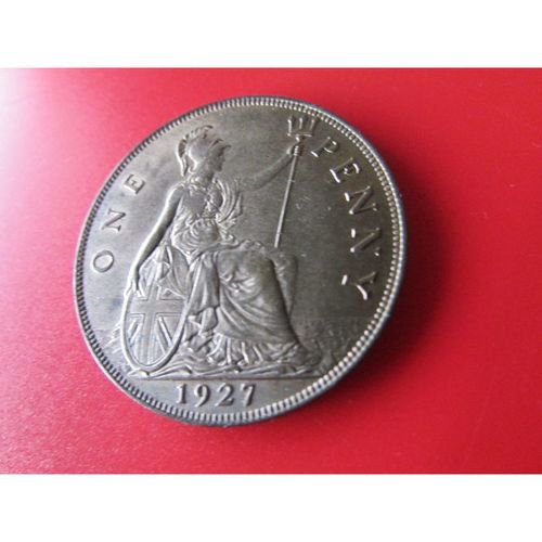 1927 GEORGE V ONE PENNY - COIN - 3. AAY