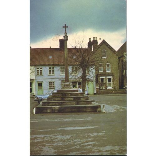 Vintage DPV PC - The Market Cross (14th Century), Spilsby, Lincolnshire