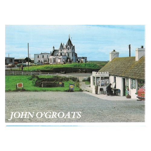 JOHN O'GROATS 1970s postcard unused Hotel and last houses =