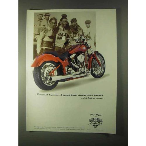 1999 Vance Hines Pro Pipe Ad - Legends of Speed