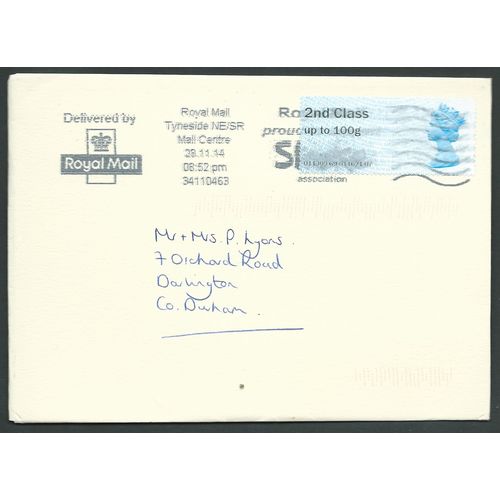 2014 2ND CLASS 'POST & GO' - (MA12) ON COVER (EBID4018)