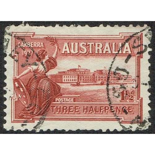 Australia 1927 Opening Parliament House Canberra 1 ½d Brownish Lake SG105 GU
