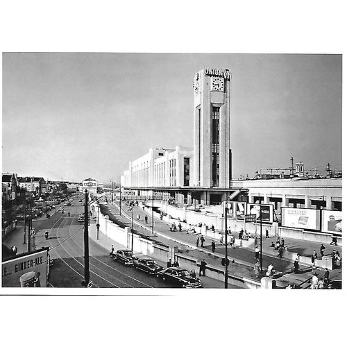 P5792: Gare du Nord, Bruxelles, 50's/Noordstation, Brussel, 50's.