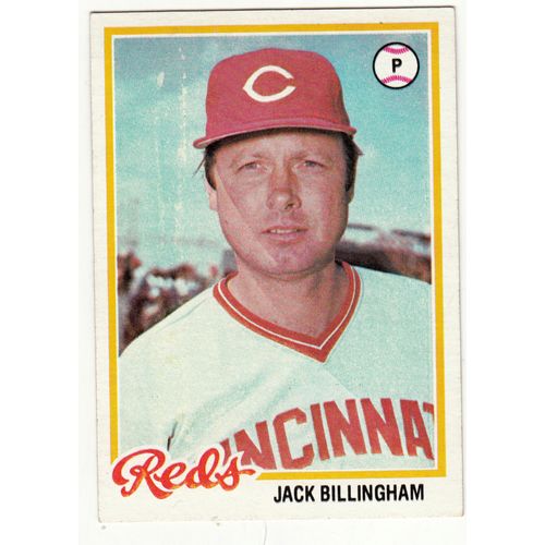1978 Topps baseball card 47 Jack Billingham - Reds
